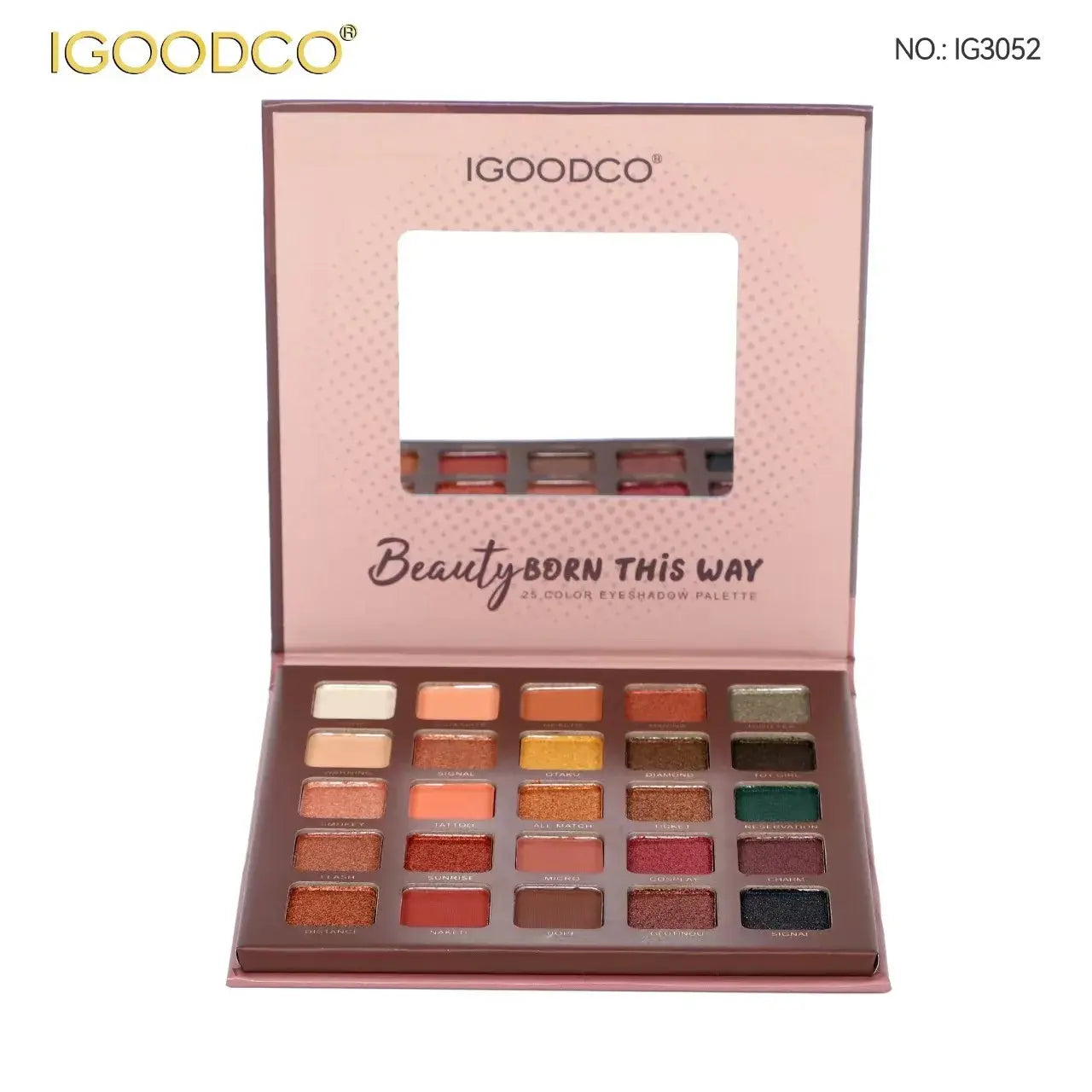 IGOODCO 25-Color Red Makeup Palette